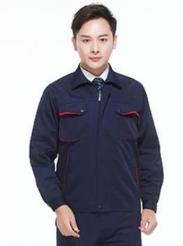 春秋長(zhǎng)袖勞保工作服耐磨不掉色
